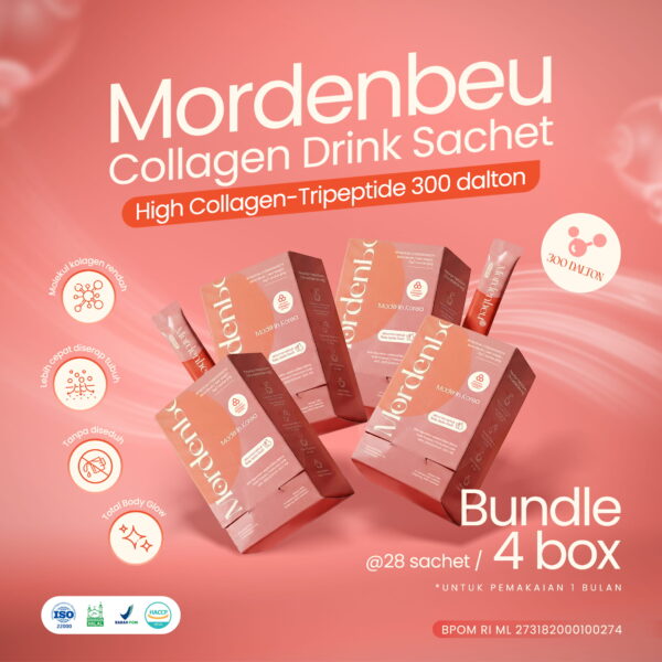 COVER CATALOG MORDENBEU - 2 MORDENBEU - Collagen Drink 4 Box@7 Sachet