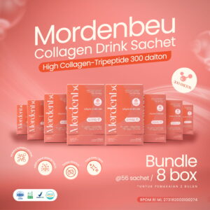 COVER CATALOG MORDENBEU - 3 MORDENBEU - Collagen Drink 8 Box@7 Sachet