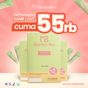 Promo 55rb (11) MORDENBEU OLD PACKAGING BUSUI FRIENDLY – Collagen Drink 1 Box@7 Sachet